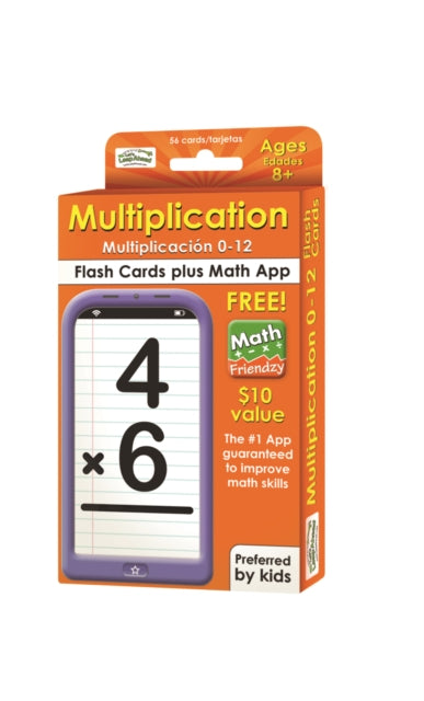 Book cover of: Multiplication 0-12 Flash Cards. By: Alex A. Lluch