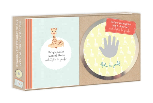 Book cover of: Baby's Handprint Kit and Journal with Sophie la girafe. By: Sophie la girafe