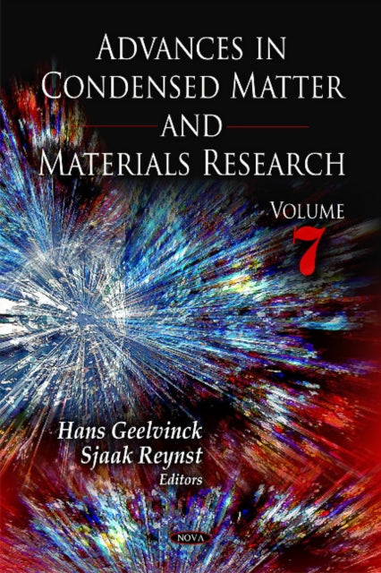 Book cover of: Advances in Condensed Matter & Materials Research. By: Hans Geelvinck