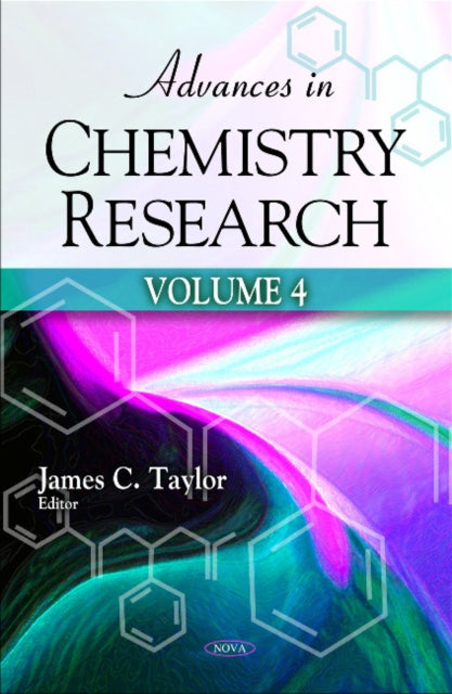 Book cover of: Advances in Chemistry Research. By: Taylor, James C.
