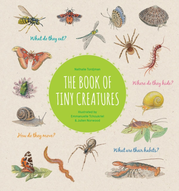 Book cover of: Book of Tiny Creatures. By: Nathalie Tordjman