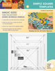Book cover of: Fast2Cut Simple Square Templates. By: Judy Gauthier