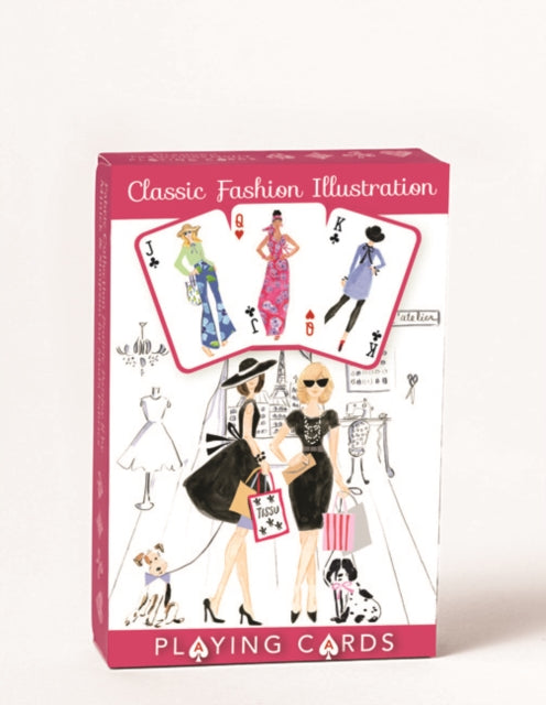 Book cover of: Classic Fashion Illustration Playing Cards