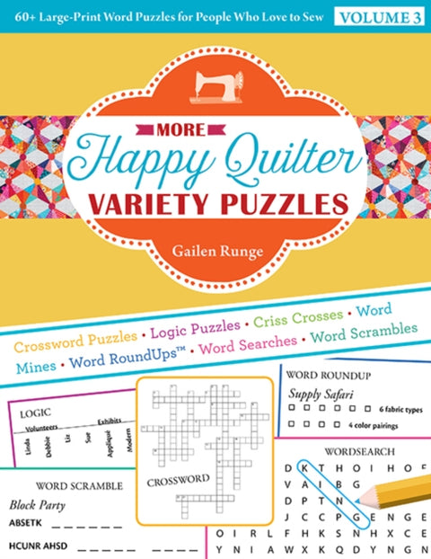More Happy Quilter Variety Puzzles—Volume 3