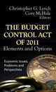 Book cover of: Budget Control Act of 2011. By: Christopher G. Lynch