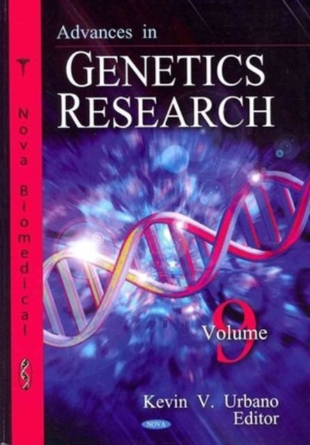Book cover of: Advances in Genetics Research. By: Kevin V. Urbano