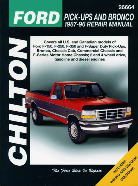 Ford Pick-ups & Bronco ('80- '96) (Chilton) 9781620922941 Haynes