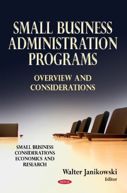 Book cover of: Small Business Administration Programs