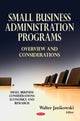 Book cover of: Small Business Administration Programs