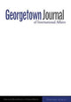 Book cover of: Georgetown Journal of International Affairs. By: Ian Philbrick