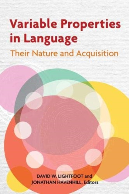 Book cover of: Variable Properties in Language