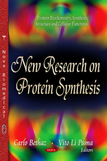 Book cover of: New Research on Protein Synthesis. By: Carlo Bethaz