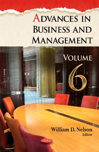 Book cover of: Advances in Business & Management. By: William D. Nelson