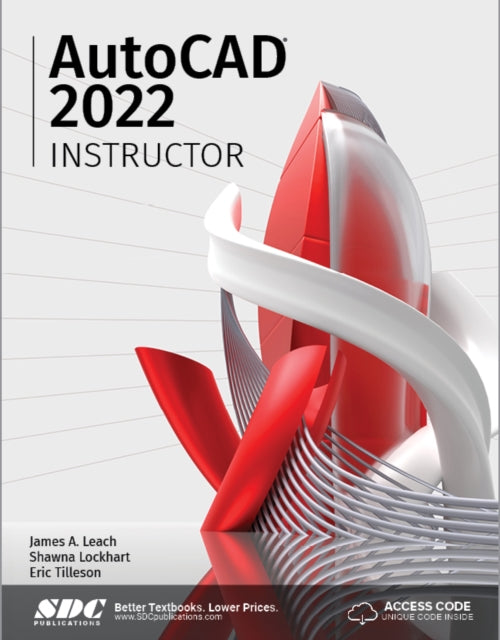 Book cover of: AutoCAD 2022 Instructor. By: James Leach
