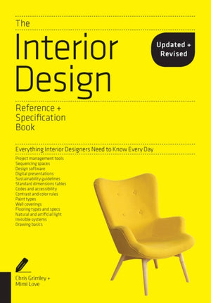 Interior Design Reference & Specification Book updated & revised, Everything Interior Designers Need to Know Every Day