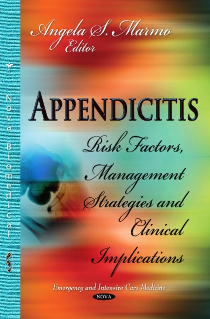Book cover of: Appendicitis. By: Angela S. Marmo