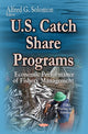 Book cover of: U.S. Catch Share Programs. By: Alfred G. Solomon