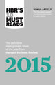 Book cover of: HBR's 10 Must Reads 2015. By: Harvard Business Review Press