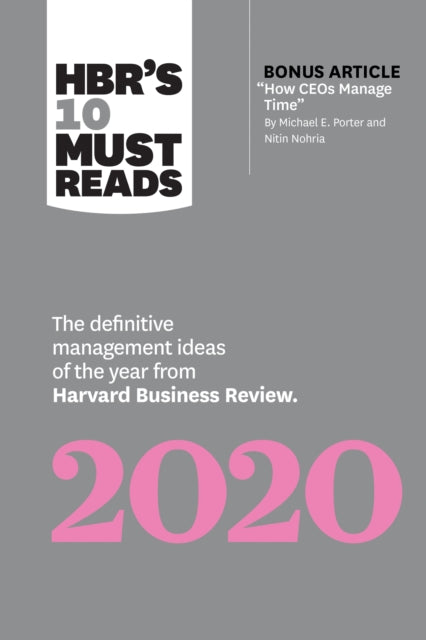 Book cover of: HBR's 10 Must Reads 2020. By: Harvard Business Review
