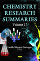 Book cover of: Chemistry Research Summaries. By: Lucille Monaco Cacioppo