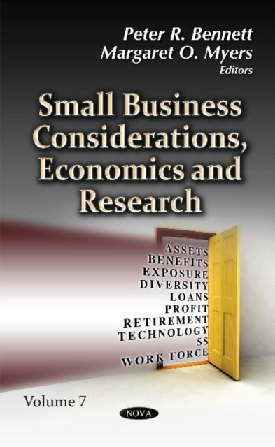 Book cover of: Small Business Considerations, Economics & Research. By: Peter R. Bennett