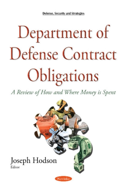 Book cover of: Department of Defense Contract Obligations. By: Joseph Merlin Hodson