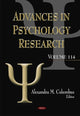 Book cover of: Advances in Psychology Research. By: Alexandra M. Columbus