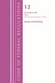 Book cover of: Code of Federal Regulations, Title 12 Banks and Banking 600-899, Revised as of January 1, 2022. By: Office Of The Federal Register (U.S.)