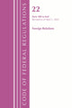 Book cover of: Code of Federal Regulations, Title 22 Foreign Relations 300 - END, 2022. By: Office Of The Federal Register (U.S.)