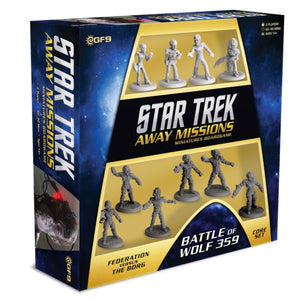 Star Trek Away Teams Starter Set: Wolf 359 (Federation: Riker +3 Vs Locutus +5)