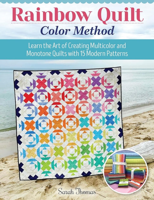 Book cover of: Rainbow Quilt Color Method. By: Sarah Thomas