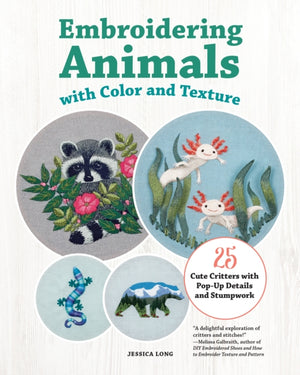 Embroidering Animals with Color and Texture