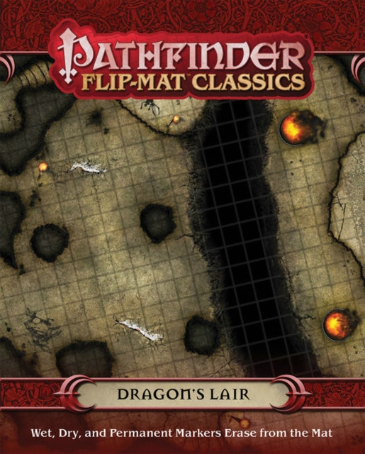Book cover of: Pathfinder Flip-Mat Classics: Dragon’s Lair. By: Paizo Staff