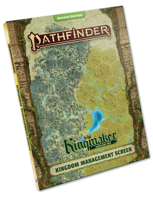 Book cover of: Pathfinder Kingmaker Kingdom Management Screen (P2). By: Paizo Staff