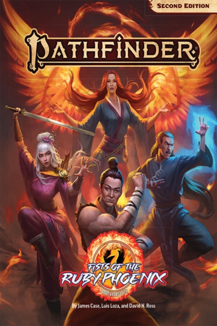 Book cover of: Pathfinder Fists of the Ruby Phoenix Adventure Path (P2). By: Paizo Staff