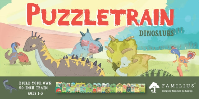 Book cover of: PuzzleTrain: Dinosaurs 26-Piece Puzzle