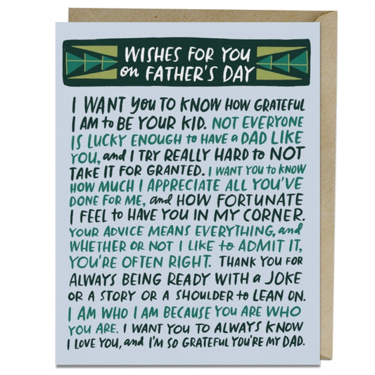 Book cover of: 6-Pack Em & Friends Wishes For You Fathers Day Card
