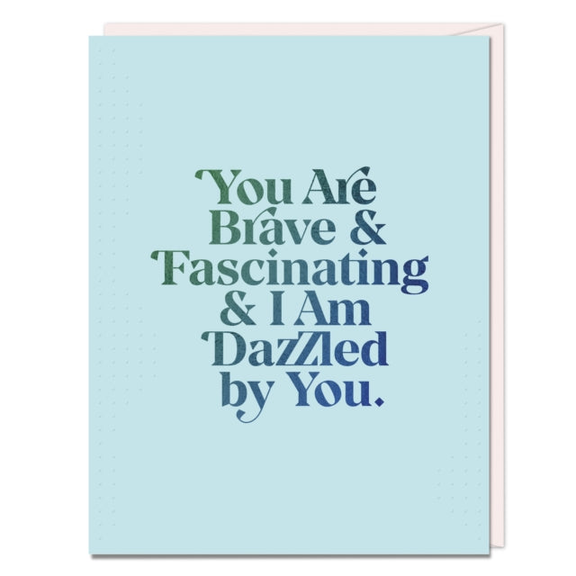 Book cover of: 6-Pack Elizabeth Gilbert Brave & Fascinating Card