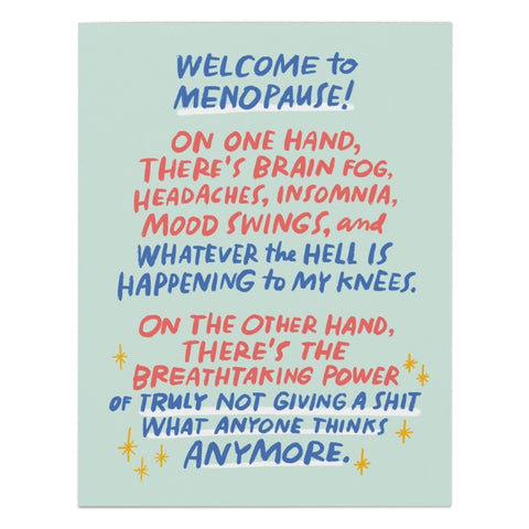 6-Pack Em & Friends Breathtaking Power Welcome to Menopause Card