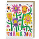 Book cover of: 6 Pack Barry Lee for Em & Friends Thank You Flowers Thank You Card