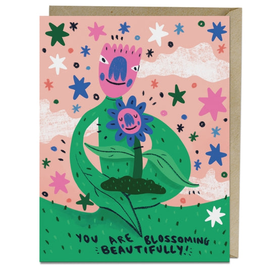 Book cover of: 6 Pack Barry Lee for Em & Friends Blossoming Beautifully Encouragement Card