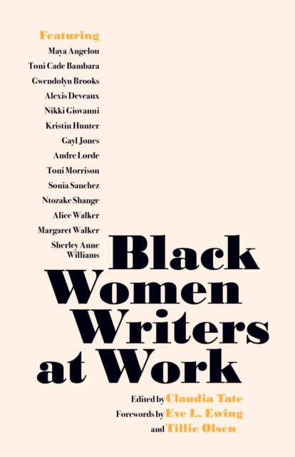Book cover of: Black Women Writers at Work. By: Claudia Tate