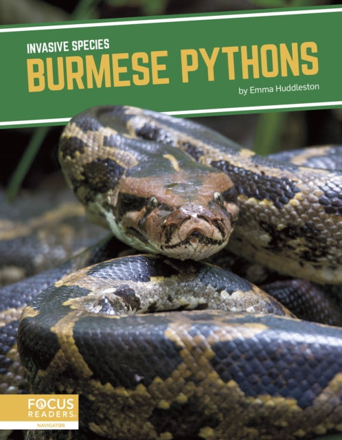 Book cover of: Burmese Pythons. By: Emma Huddleston