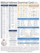 Book cover of: Biblical Hebrew Grammar Card. By: David Moster