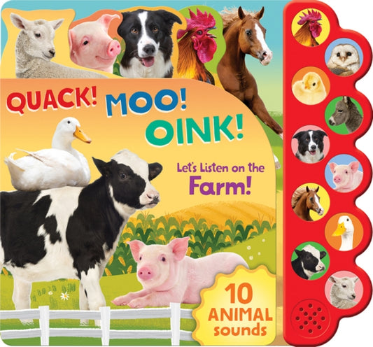 Book cover of: Quack! Moo! Oink!. By: Cottage Door Cottage Door Press