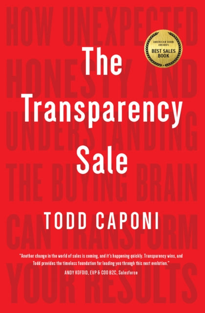Book cover of: Transparency Sale. By: Todd Caponi