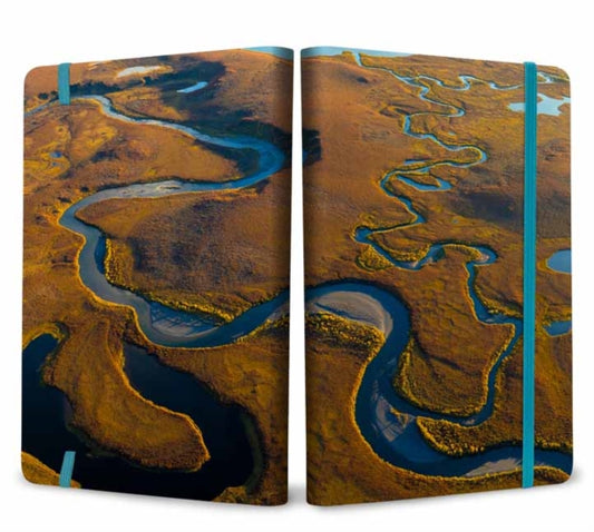 Book cover of: Refuge: Arctic River Softcover Notebook. By: Insights