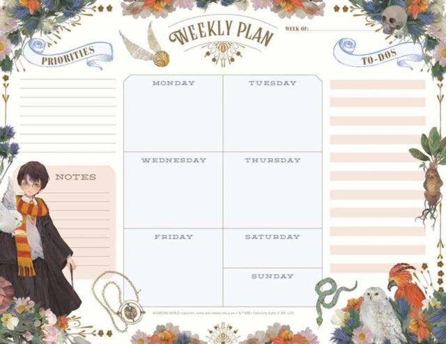 Book cover of: Harry Potter Anime Weekly Planner Notepad