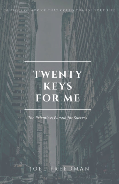 Book cover of: Twenty Keys For Me. By: Joel Freedman
