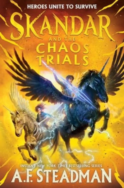 Book cover of: Skandar and the Chaos Trials. By: A. F. Steadman